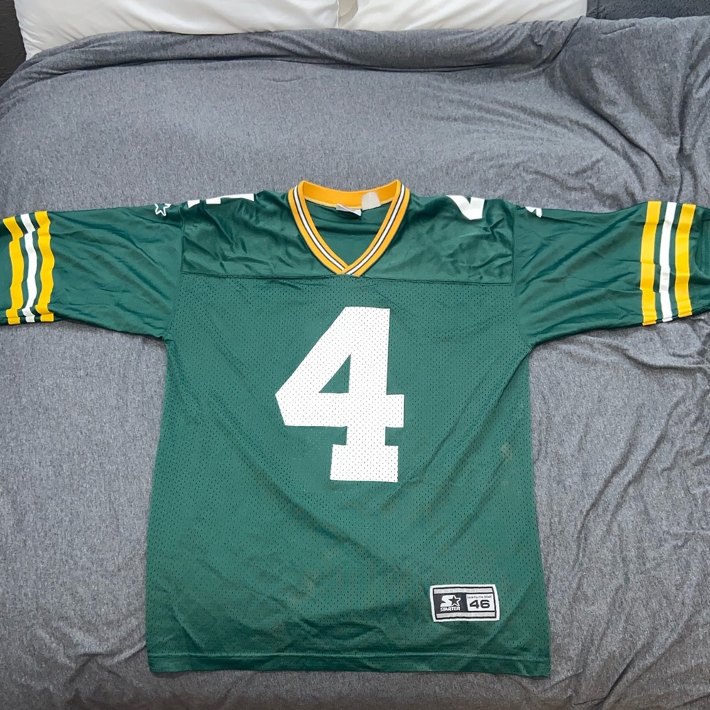 Vintage Brett Favre #4 Green Bay Packers Jersey